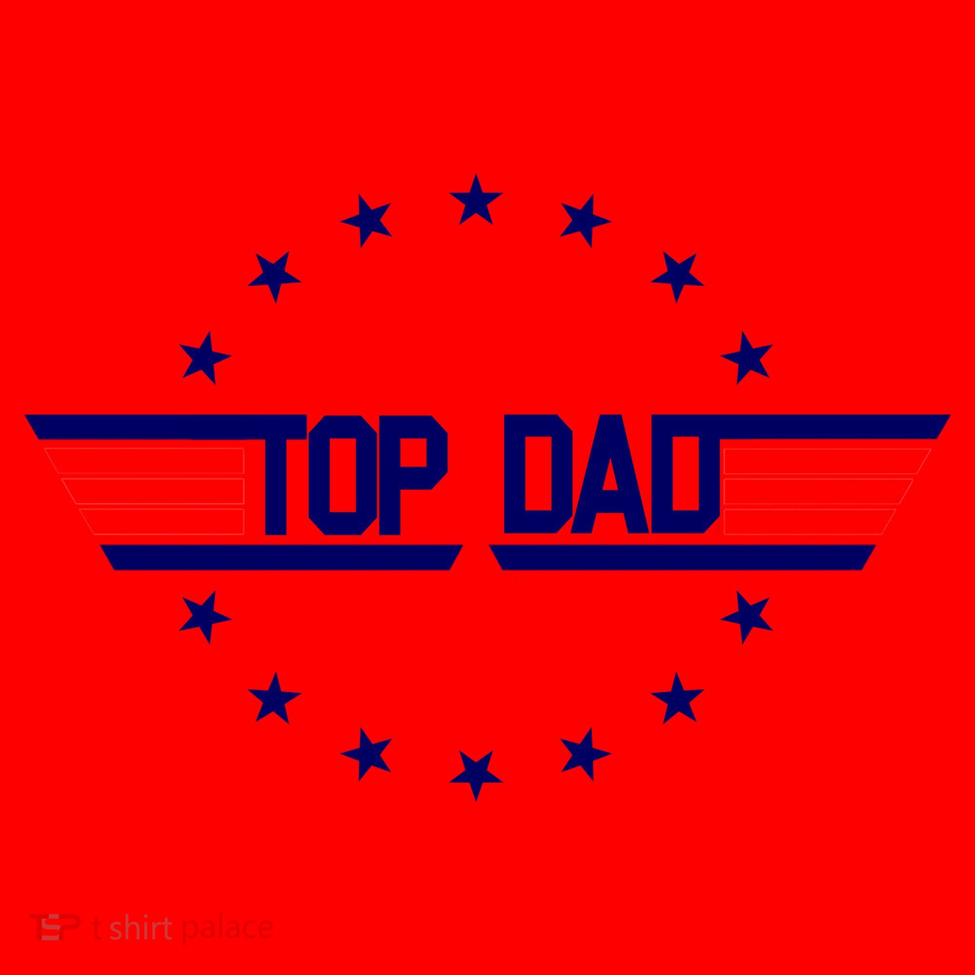 Top Dad Father's Day Airplane Pilot Santa Hat