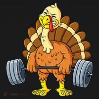 Turkey Deadlift Funny Thanksgiving Day Fitness Weightlifting Women's Tank Top thumb 5