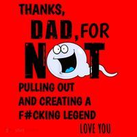 Thanks Dad For Not Pulling Out And Creating A Legend Father Kids Sweatshirt thumb 2