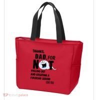 Thanks Dad For Not Pulling Out And Creating A Legend Father Tote Bag thumb 3