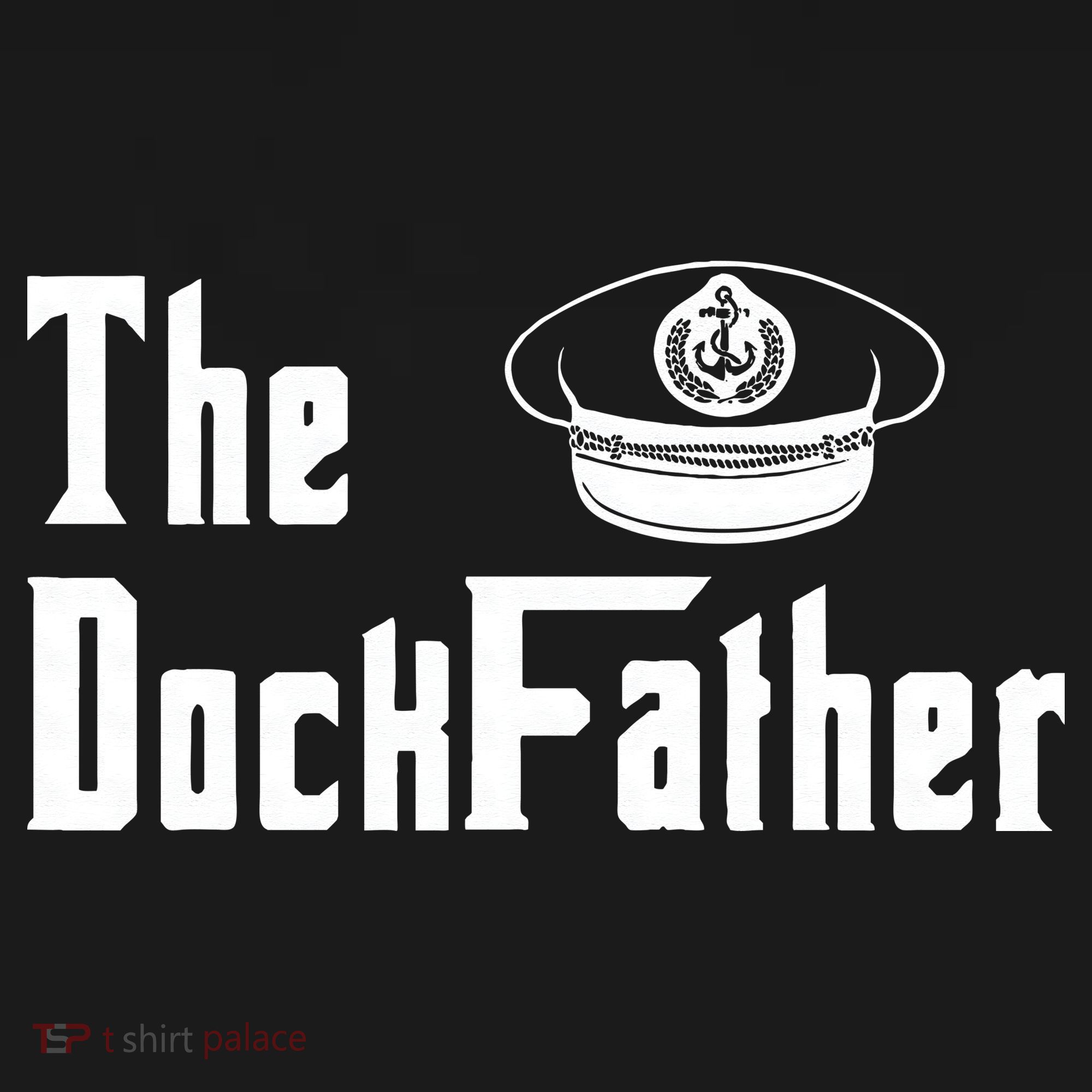 The Dock Father Captain Of The Boat Dad Funny Fathers Day Bucket Hat