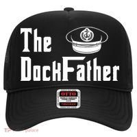 The Dock Father Captain Of The Boat Dad Funny Fathers Day Hat thumb 0