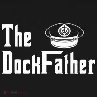 The Dock Father Captain Of The Boat Dad Funny Fathers Day Toddler Hoodie thumb 2