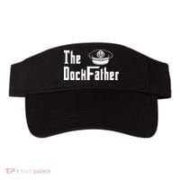 The Dock Father Captain Of The Boat Dad Funny Fathers Day Visor thumb 0