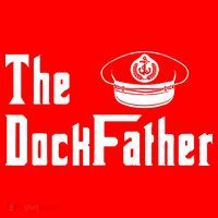 The Dock Father Captain Of The Boat Dad Funny Fathers Day Santa Hat thumb 1