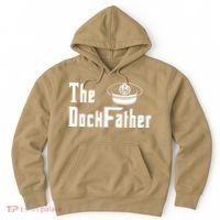 The Dock Father Captain Of The Boat Dad Funny Fathers Day Hoodie thumb 0