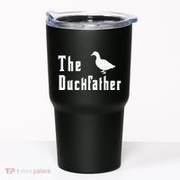 The Duckfather Funny Duck Father Dad Humor Fathers Day Tumbler thumb 0
