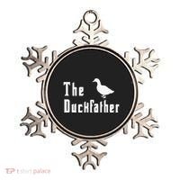 The Duckfather Funny Duck Father Dad Humor Fathers Day Ornament thumb 0