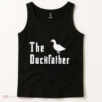 The Duckfather Funny Duck Father Dad Humor Fathers Day Tank Top thumb 2