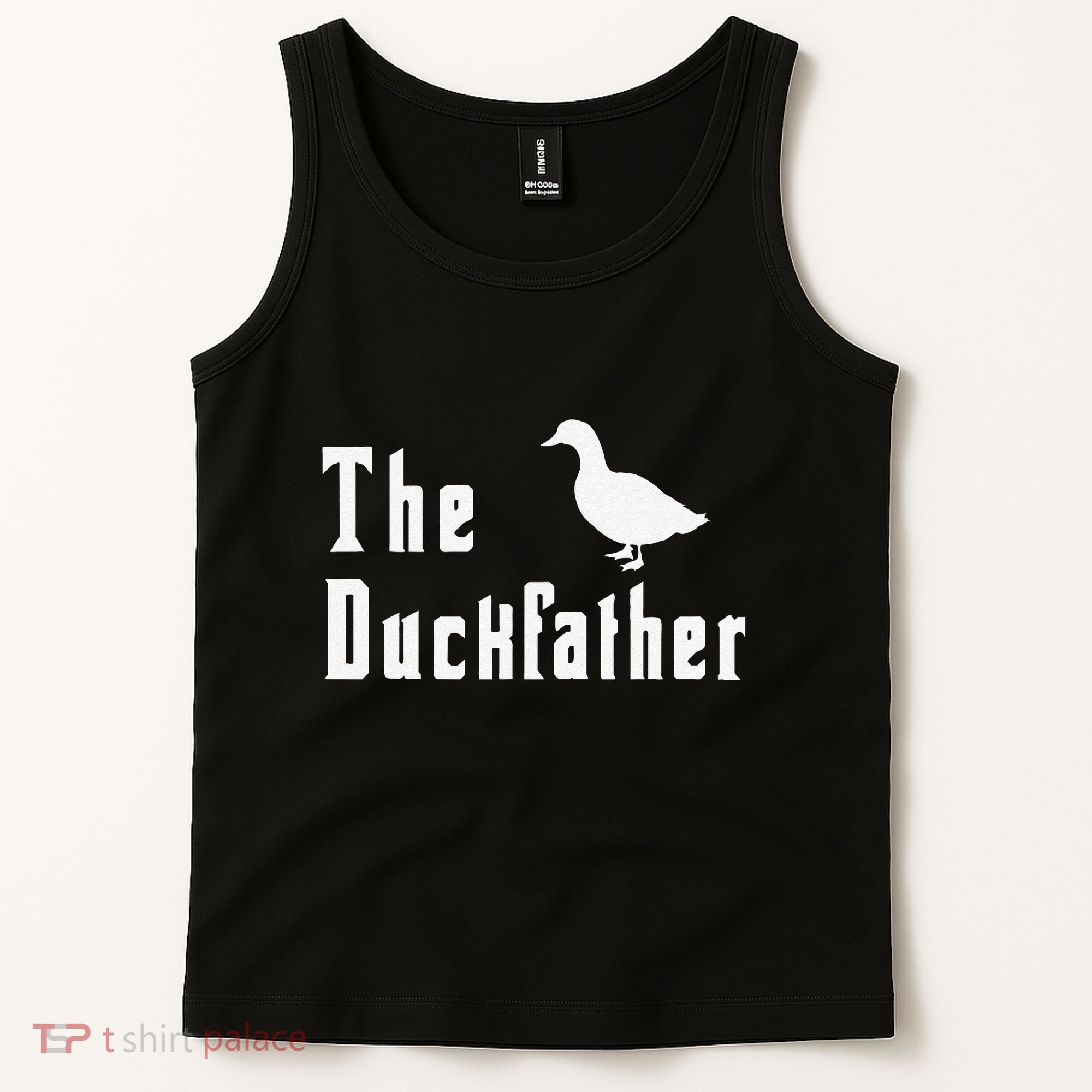 The Duckfather Funny Duck Father Dad Humor Fathers Day Tank Top