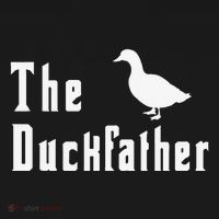 The Duckfather Funny Duck Father Dad Humor Fathers Day Visor thumb 3