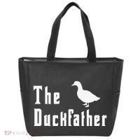 The Duckfather Funny Duck Father Dad Humor Fathers Day Tote Bag thumb 0