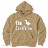 The Duckfather Funny Duck Father Dad Humor Fathers Day Hoodie thumb 0