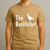 The Duckfather Funny Duck Father Dad Humor Fathers Day T-Shirt thumb 3