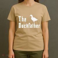 The Duckfather Funny Duck Father Dad Humor Fathers Day T-Shirt thumb 4