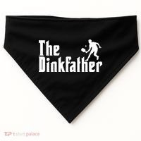 The Dinkfather Funny Pickleball USA-Made Doggie Bandana thumb 0