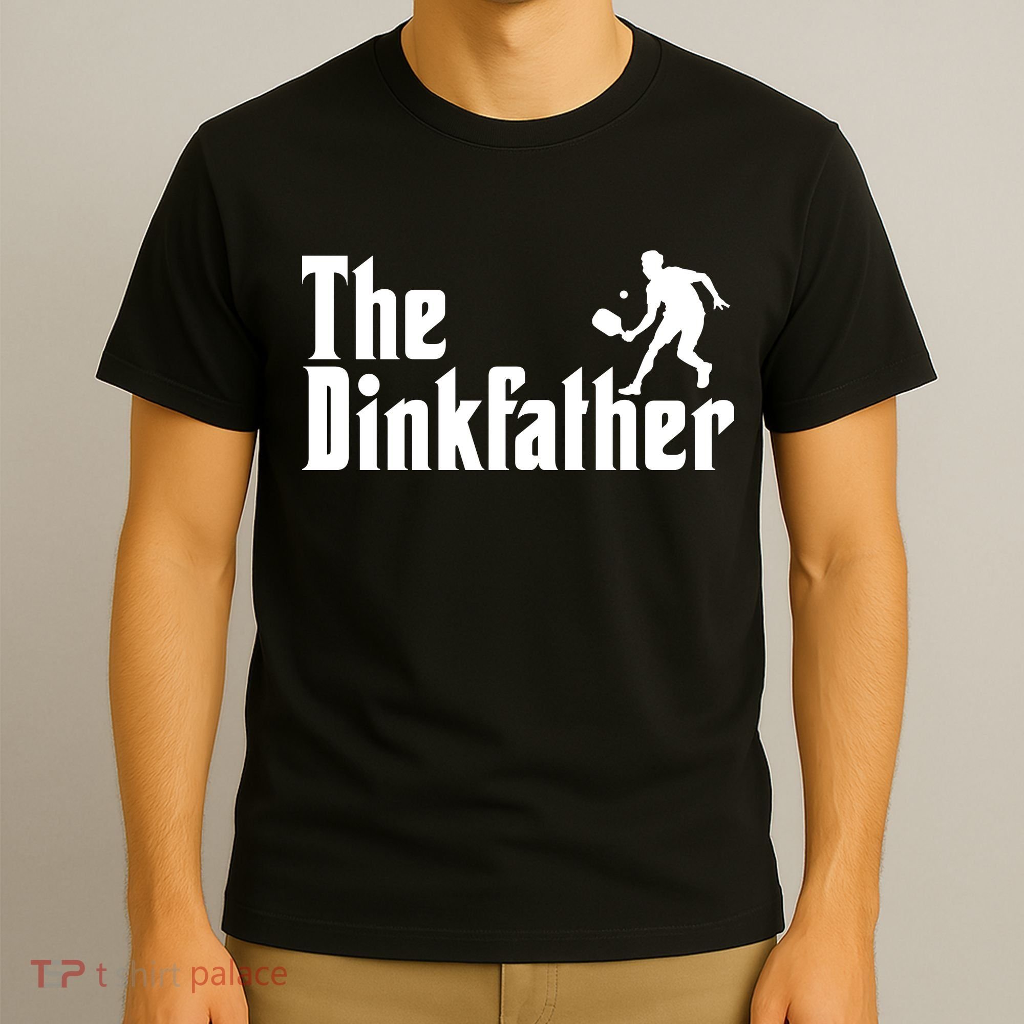 The Dinkfather Funny Pickleball T-Shirt