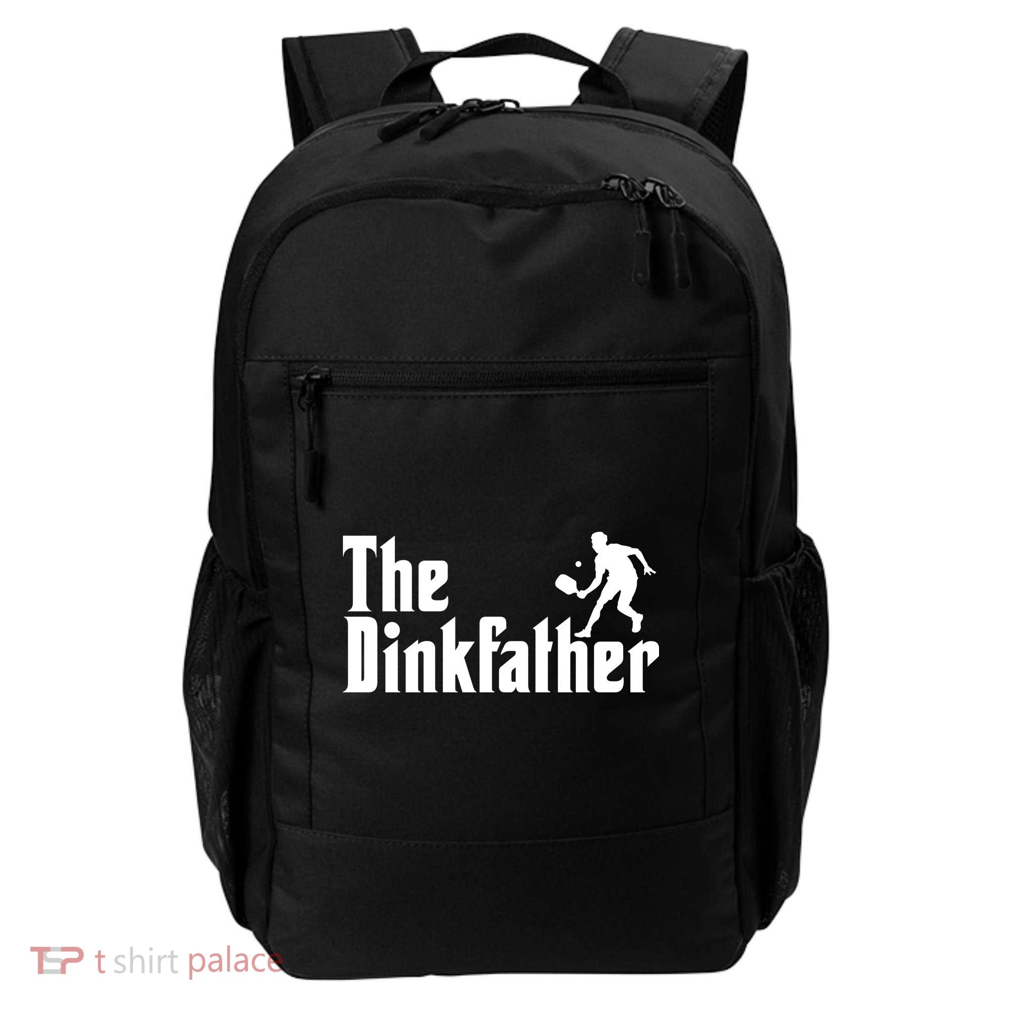 The Dinkfather Funny Pickleball Backpack