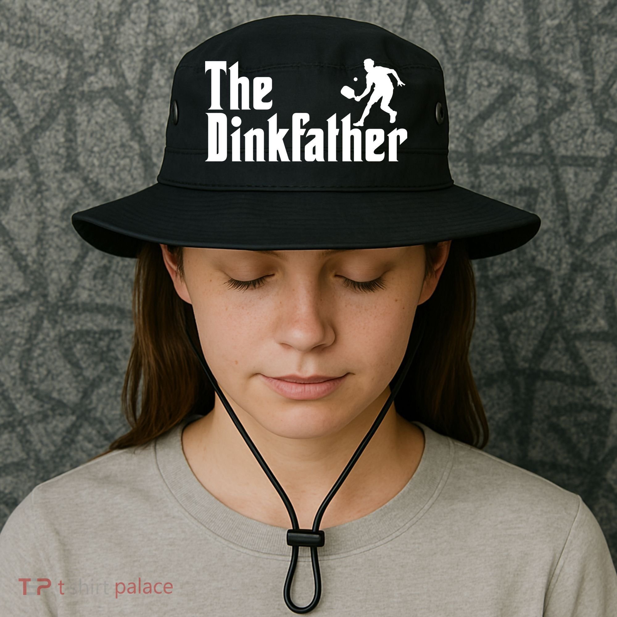 The Dinkfather Funny Pickleball Bucket Hat