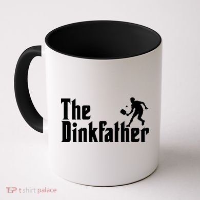 The Dinkfather Funny Pickleball Coffee Mug