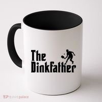 The Dinkfather Funny Pickleball Coffee Mug thumb 0