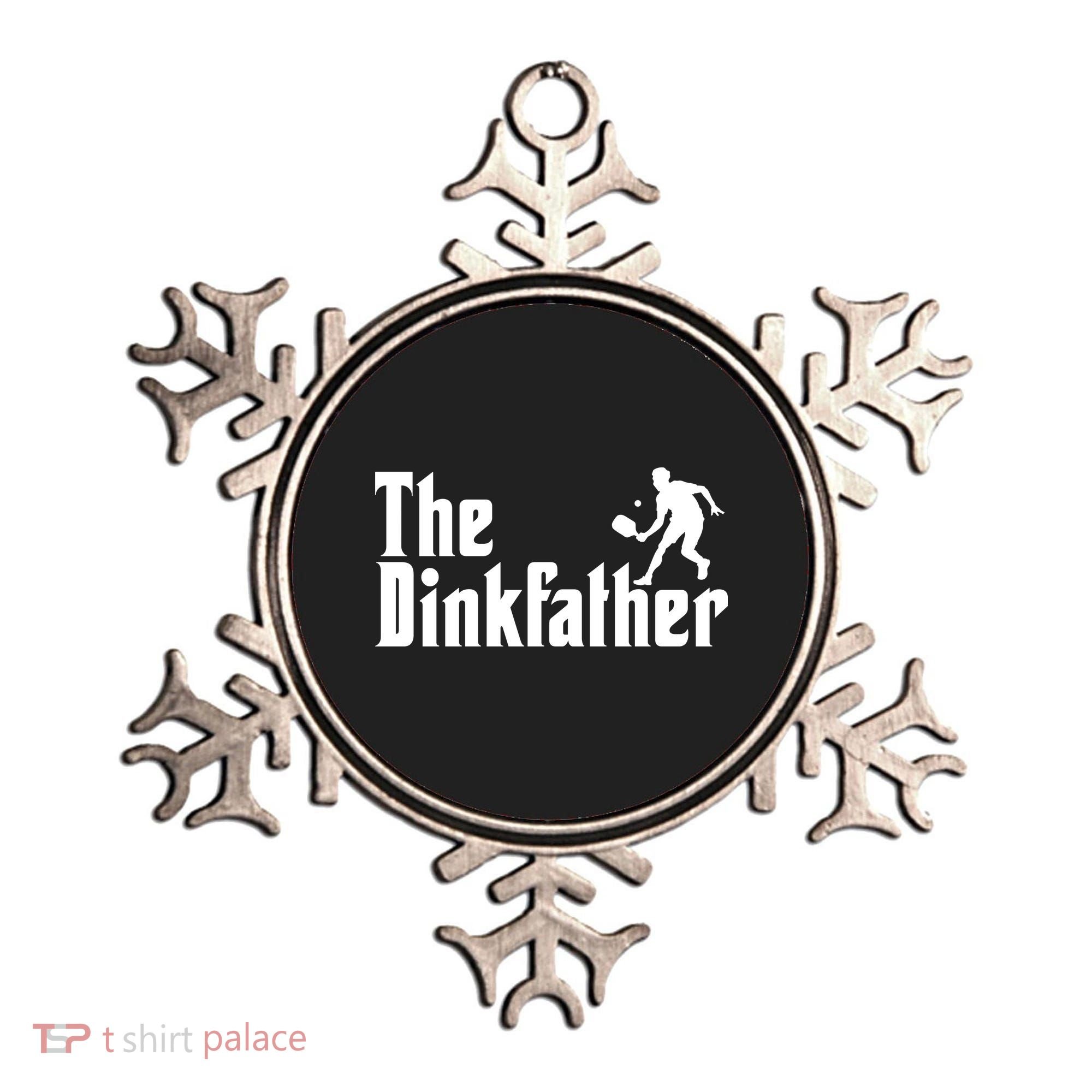 The Dinkfather Funny Pickleball Ornament