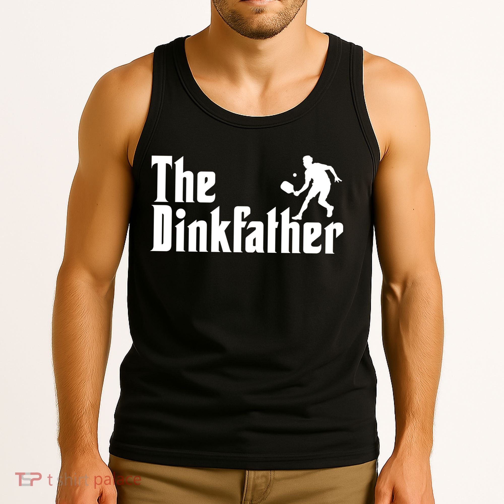 The Dinkfather Funny Pickleball Tank Top