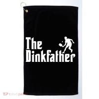 The Dinkfather Funny Pickleball Golf Towel thumb 0