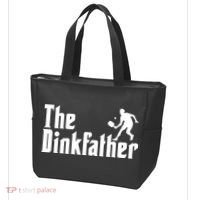 The Dinkfather Funny Pickleball Tote Bag thumb 3