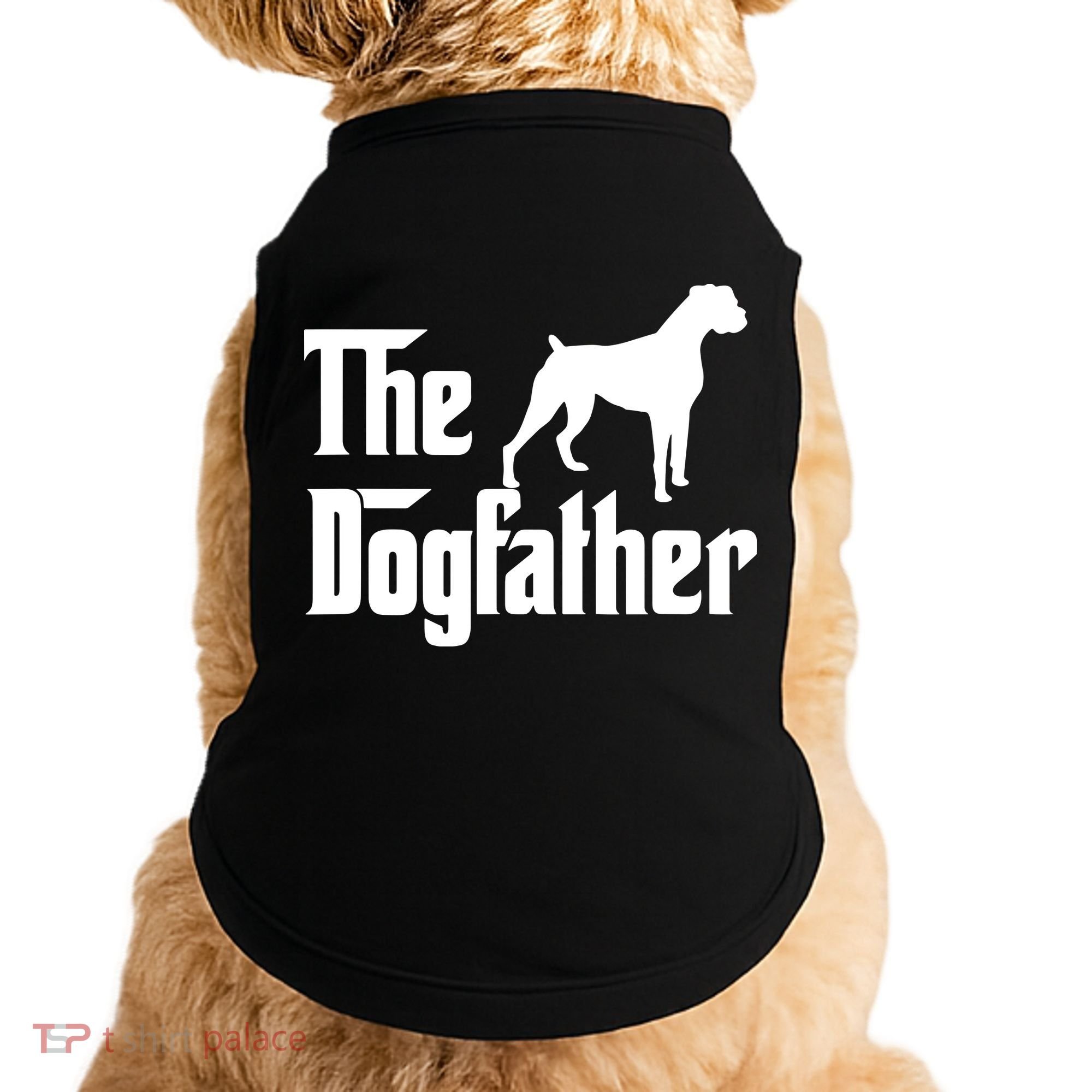 The Dog Father T Boxer Dog Lover Gift For Men Dad Doggie Tank