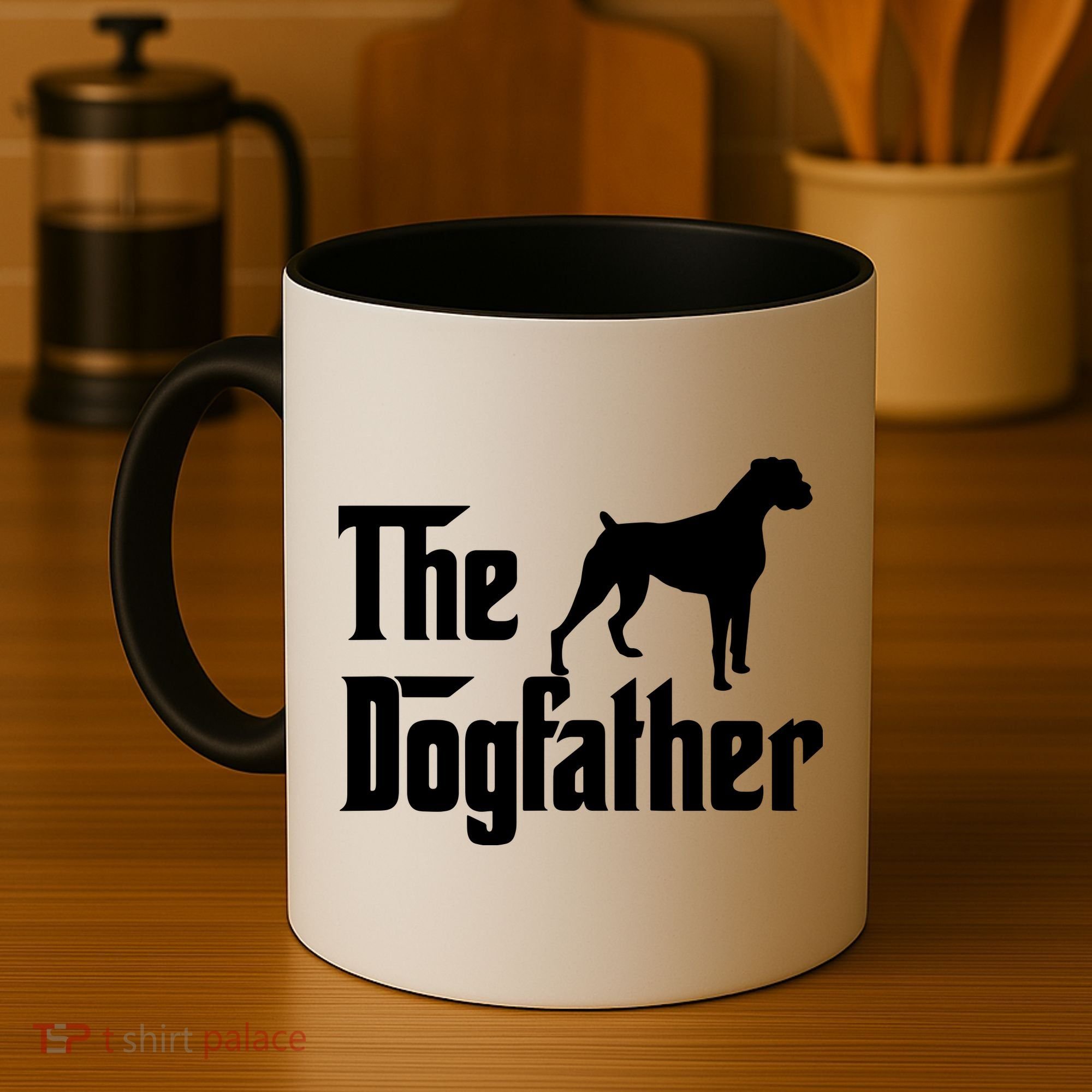 The Dog Father T Boxer Dog Lover Gift For Men Dad Coffee Mug