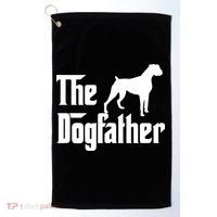 The Dog Father T Boxer Dog Lover Gift For Men Dad Golf Towel thumb 0