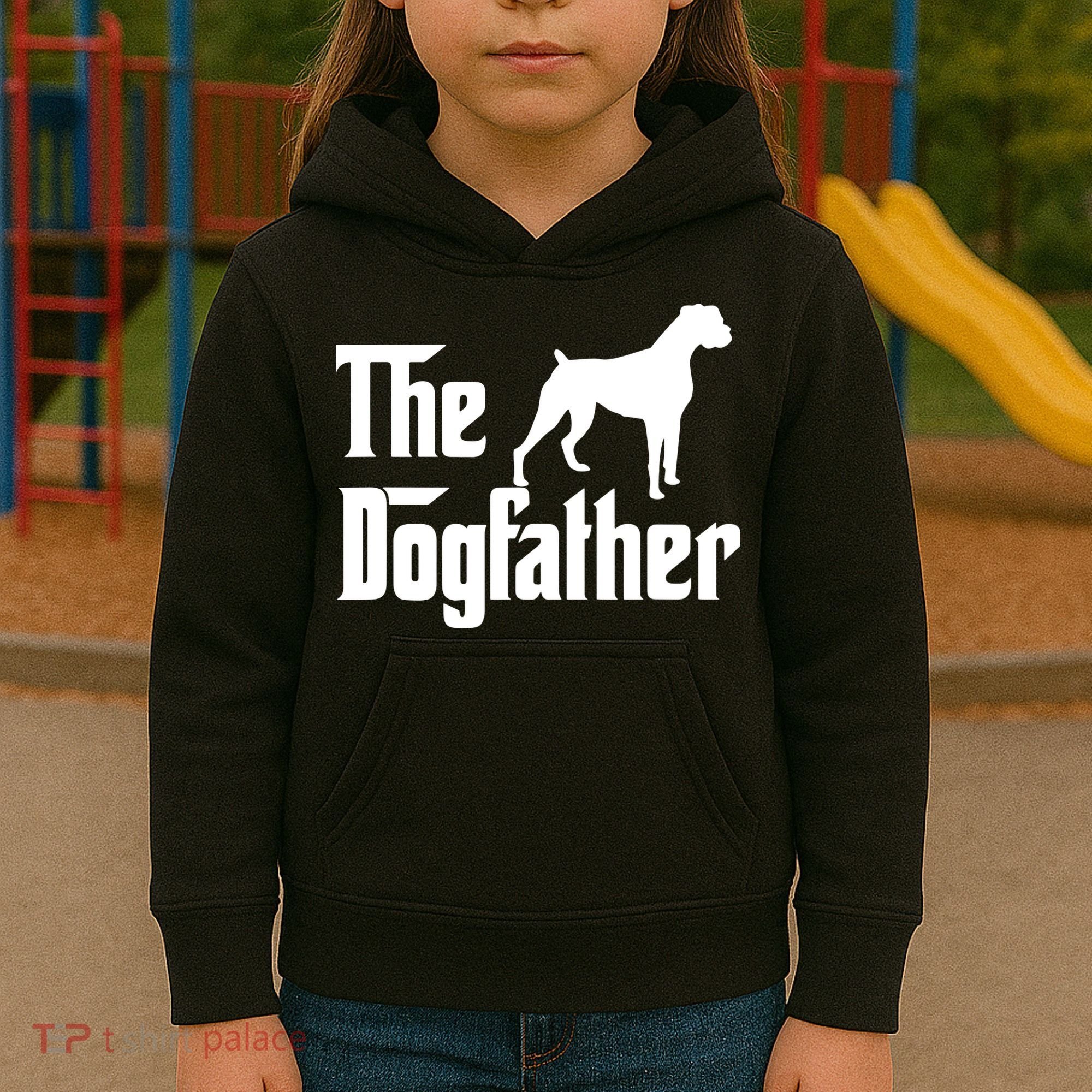 The Dog Father T Boxer Dog Lover Gift For Men Dad Kids Hoodie