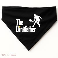 The Dink Father Pickleball Dad Funny Pickleball USA-Made Doggie Bandana thumb 0