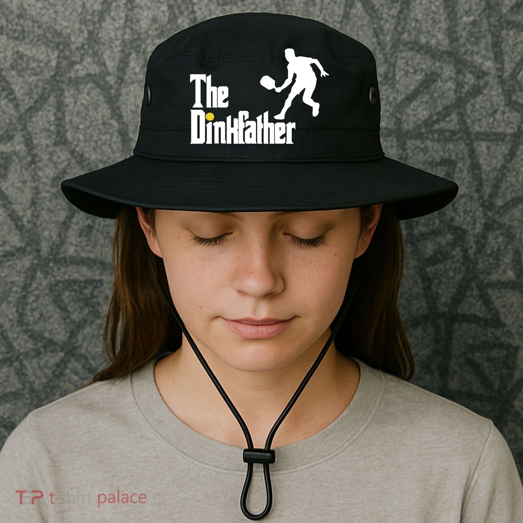 The Dink Father Pickleball Dad Funny Pickleball Bucket Hat