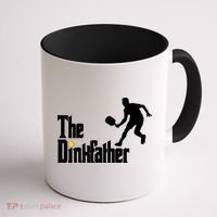The Dink Father Pickleball Dad Funny Pickleball Coffee Mug thumb 1