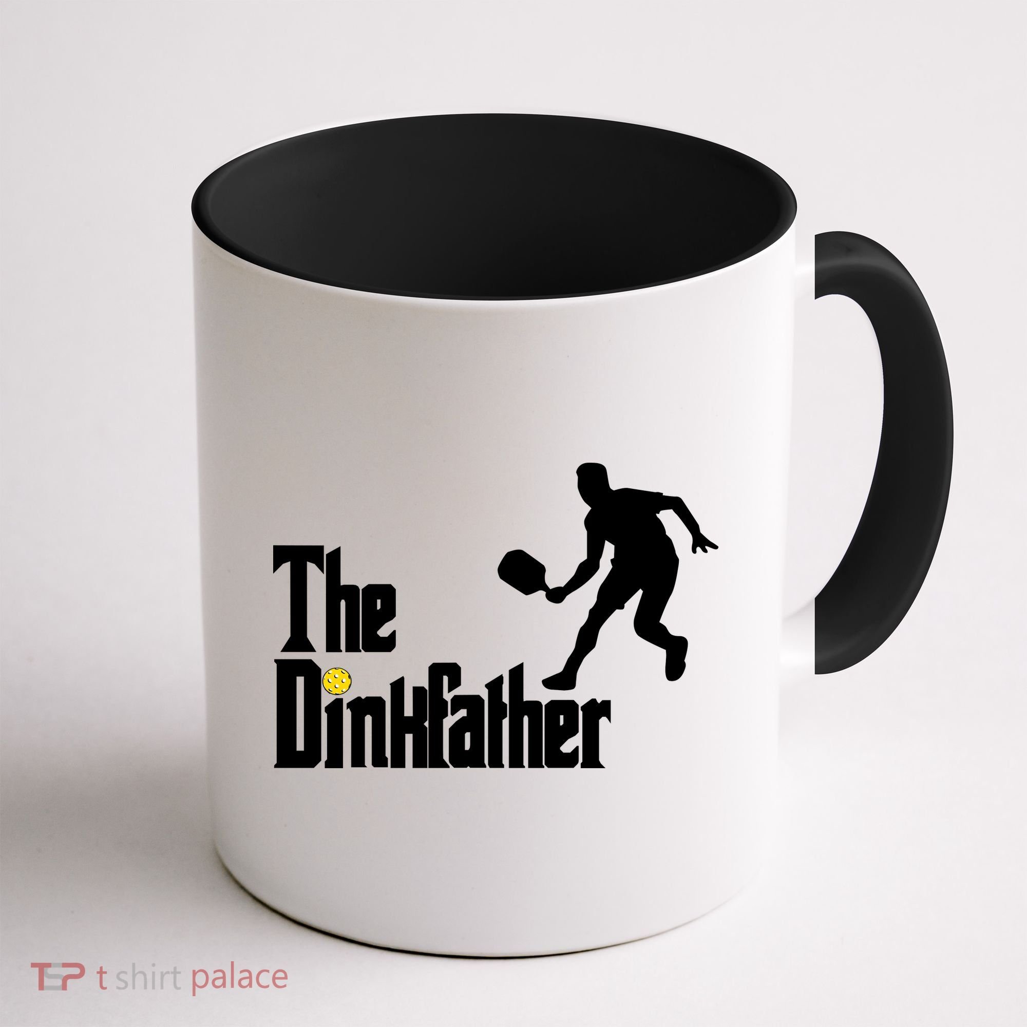 The Dink Father Pickleball Dad Funny Pickleball Coffee Mug