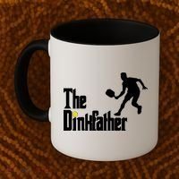 The Dink Father Pickleball Dad Funny Pickleball Coffee Mug thumb 2