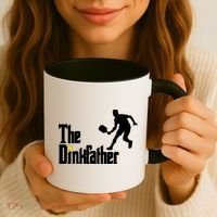 The Dink Father Pickleball Dad Funny Pickleball Coffee Mug thumb 3