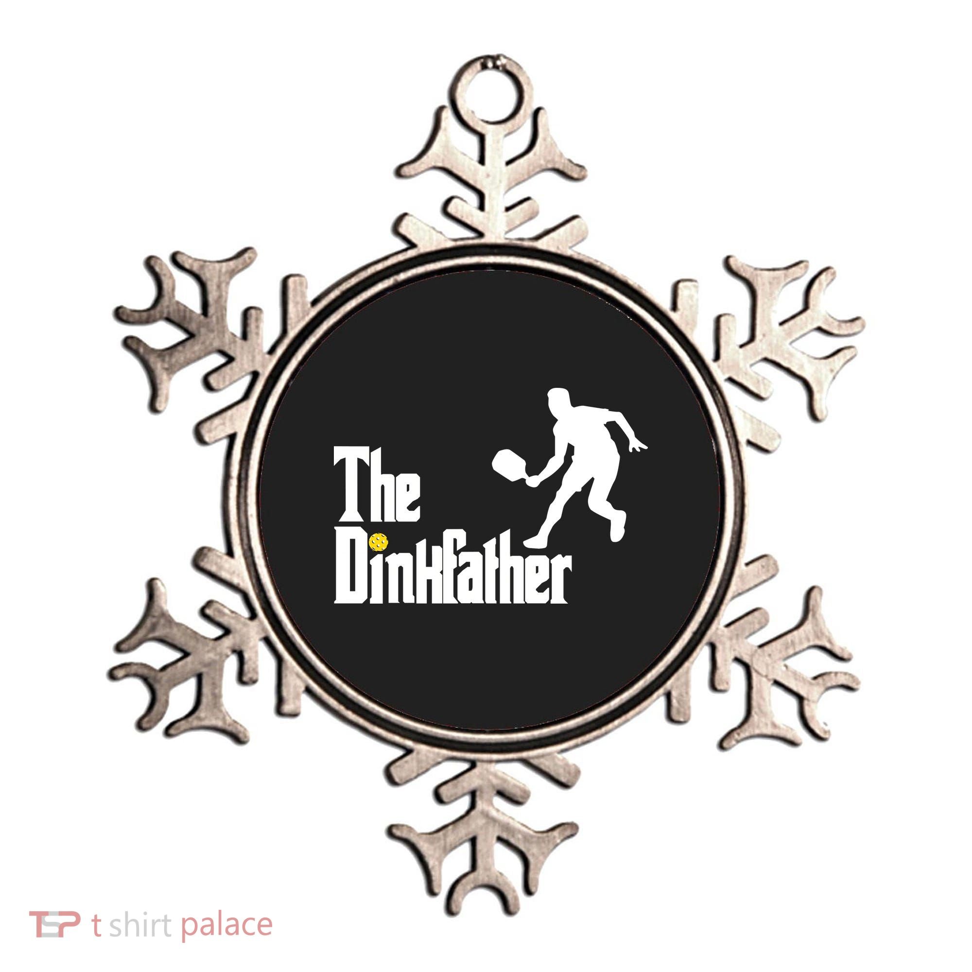 The Dink Father Pickleball Dad Funny Pickleball Ornament