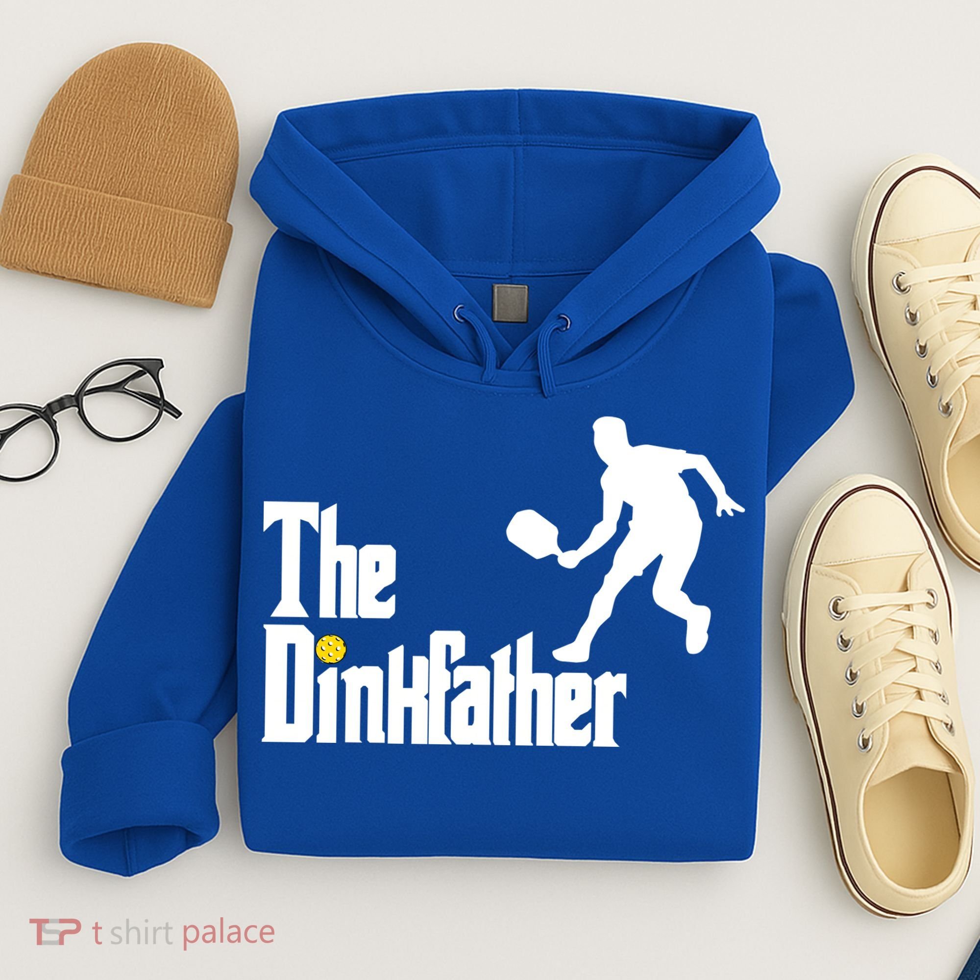 The Dink Father Pickleball Dad Funny Pickleball Hoodie