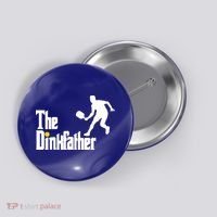 The Dink Father Pickleball Dad Funny Pickleball Button thumb 0