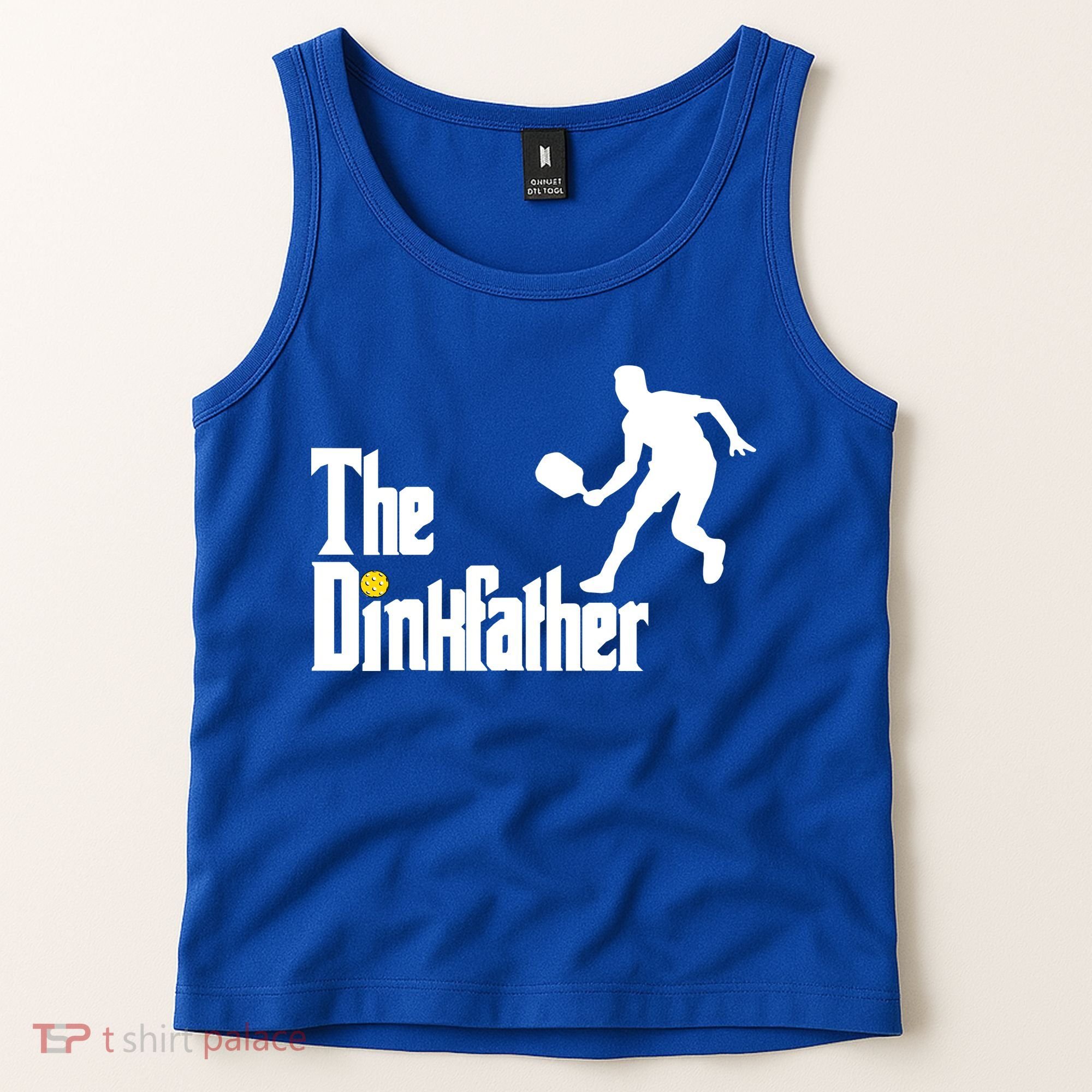 The Dink Father Pickleball Dad Funny Pickleball Tank Top
