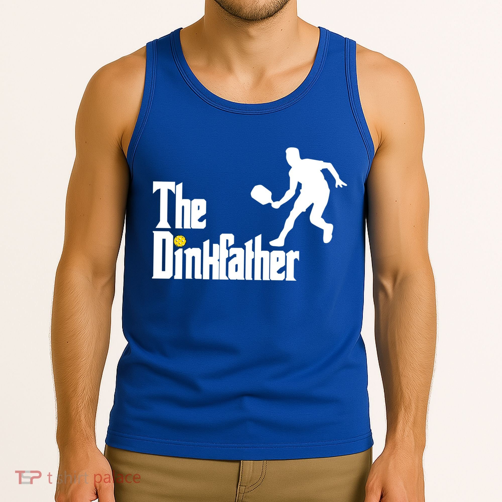 The Dink Father Pickleball Dad Funny Pickleball Tank Top
