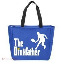 The Dink Father Pickleball Dad Funny Pickleball Tote Bag thumb 0