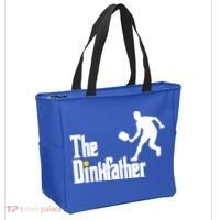 The Dink Father Pickleball Dad Funny Pickleball Tote Bag thumb 2