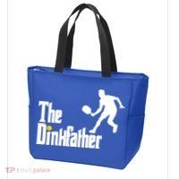 The Dink Father Pickleball Dad Funny Pickleball Tote Bag thumb 3