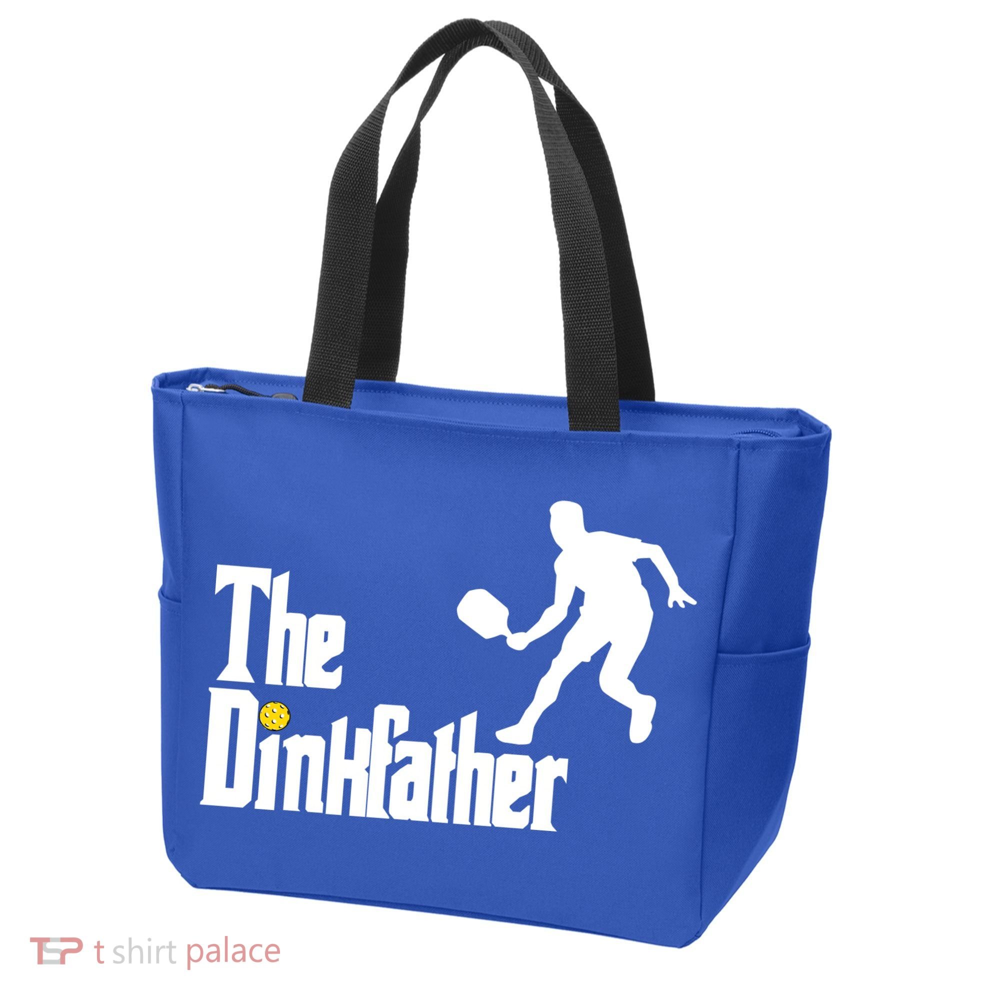 The Dink Father Pickleball Dad Funny Pickleball Tote Bag