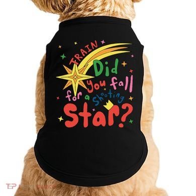 Train Did For You Fall Shooting Star Saying Doggie Tank