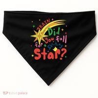 Train Did For You Fall Shooting Star Saying USA-Made Doggie Bandana thumb 0